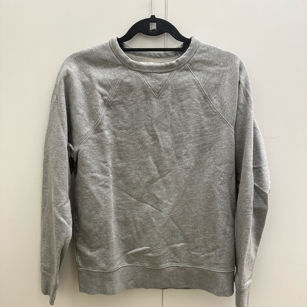 Everlane The French Terry Crew | Uniform | Grey | Size S